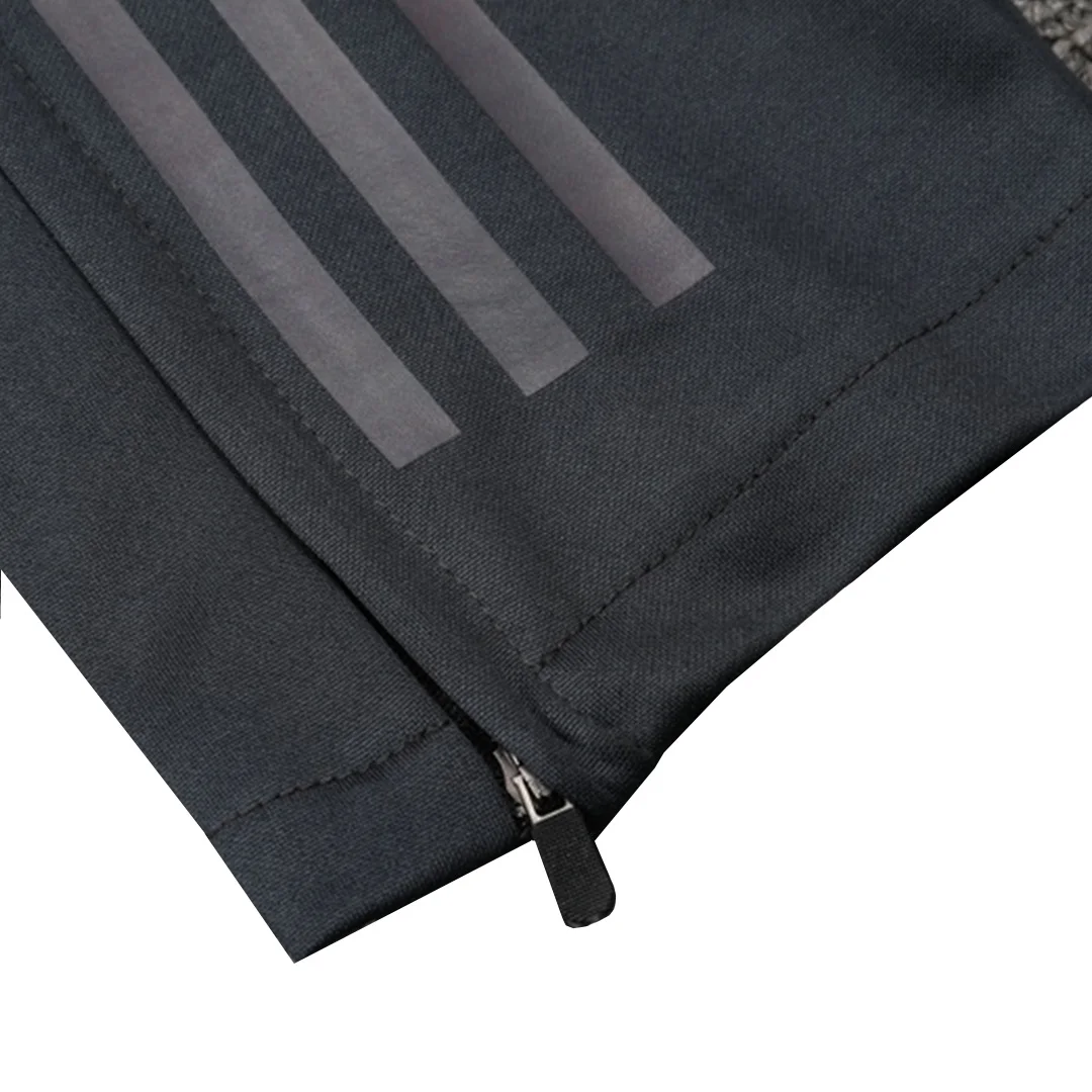Real Madrid 1/4 Zip Tracksuit Gray