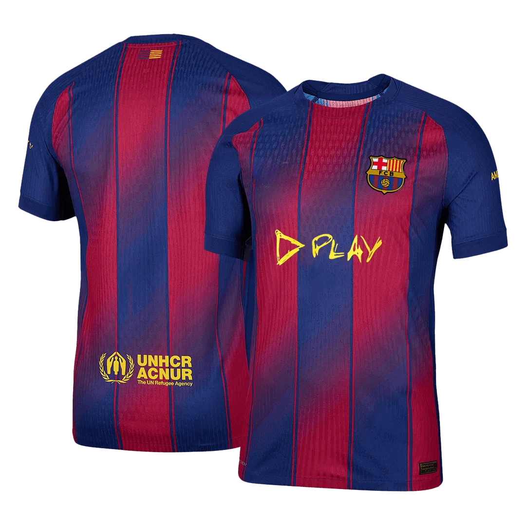 Barcelona X Ed Sheeran Home Player Version Jersey 2025/26