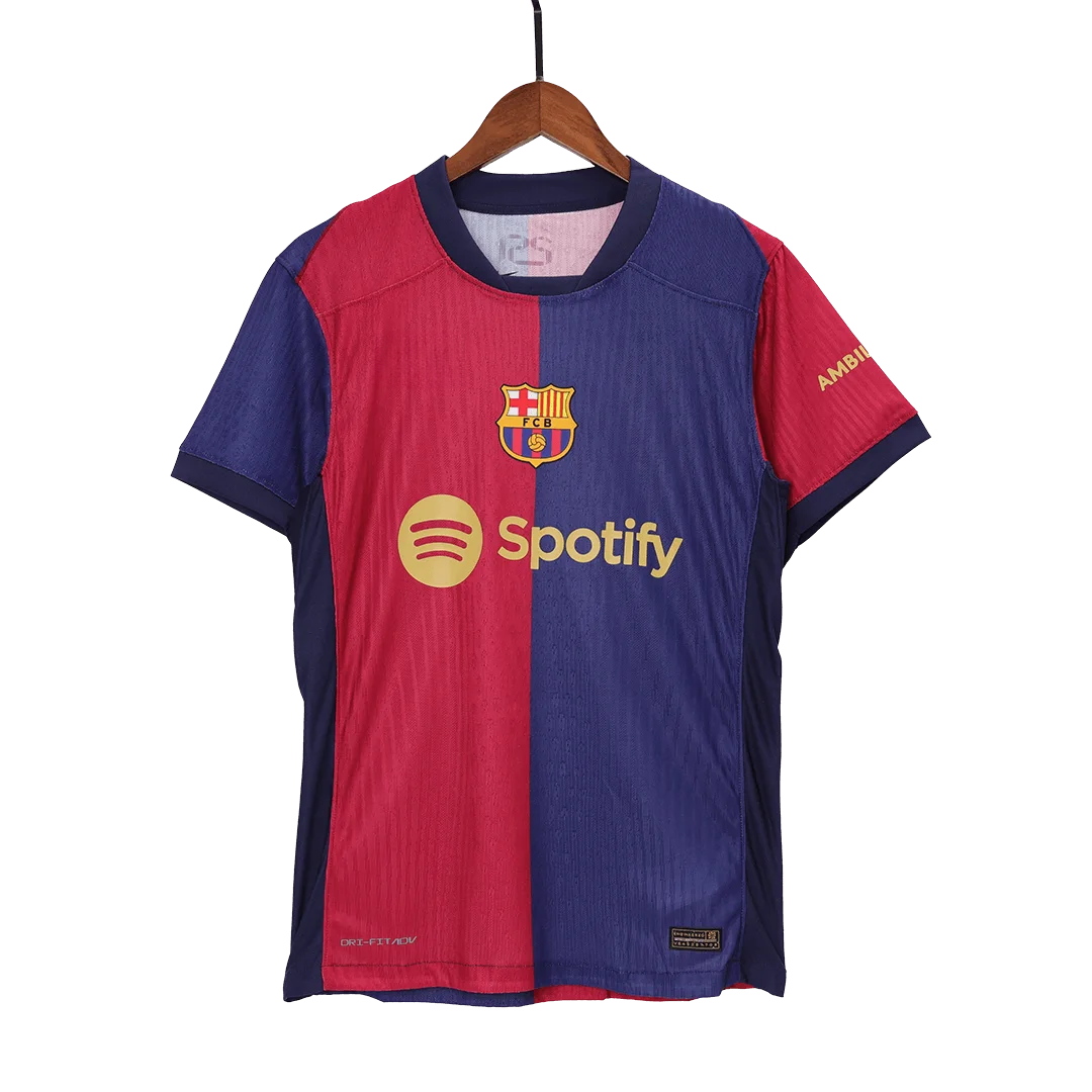 LAMINE YAMAL #19 Barcelona Home Player Version Jersey – UCL