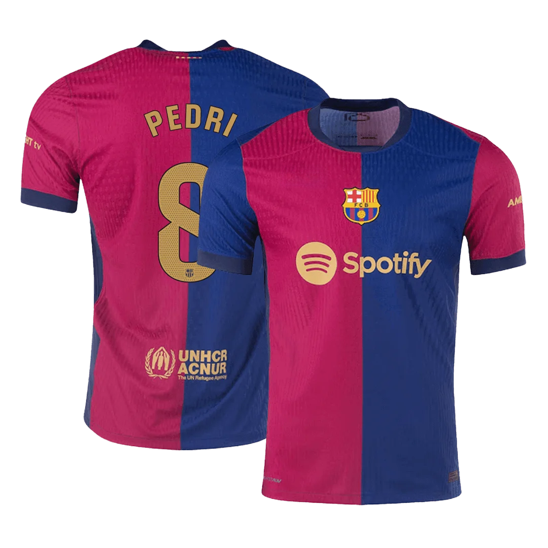 PEDRI #8 Barcelona Home Player Version Jersey