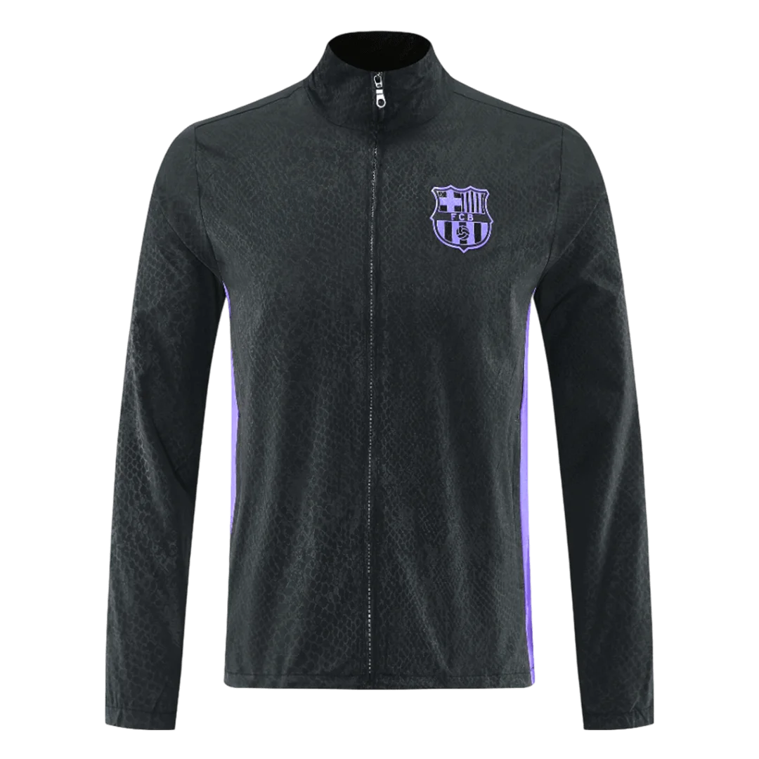 Barcelona Windbreaker Jacket 2025/26 - Black