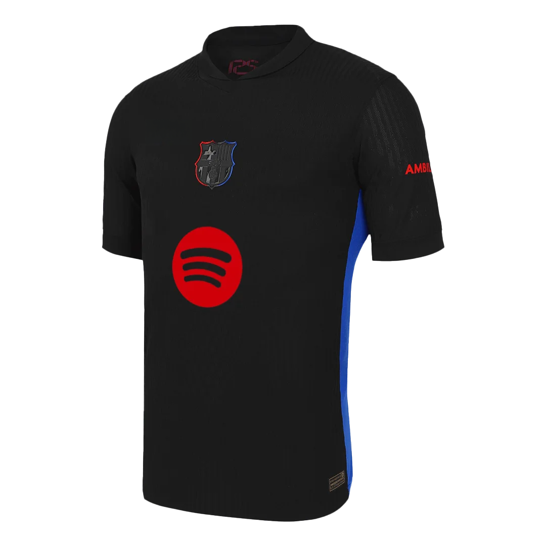 Barcelona Away Player Version Jersey - Spotify Logo Without Text
