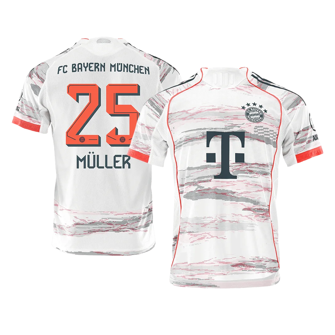 MÜLLER #25 Bayern Munich Away Player Version Jersey 2025/26