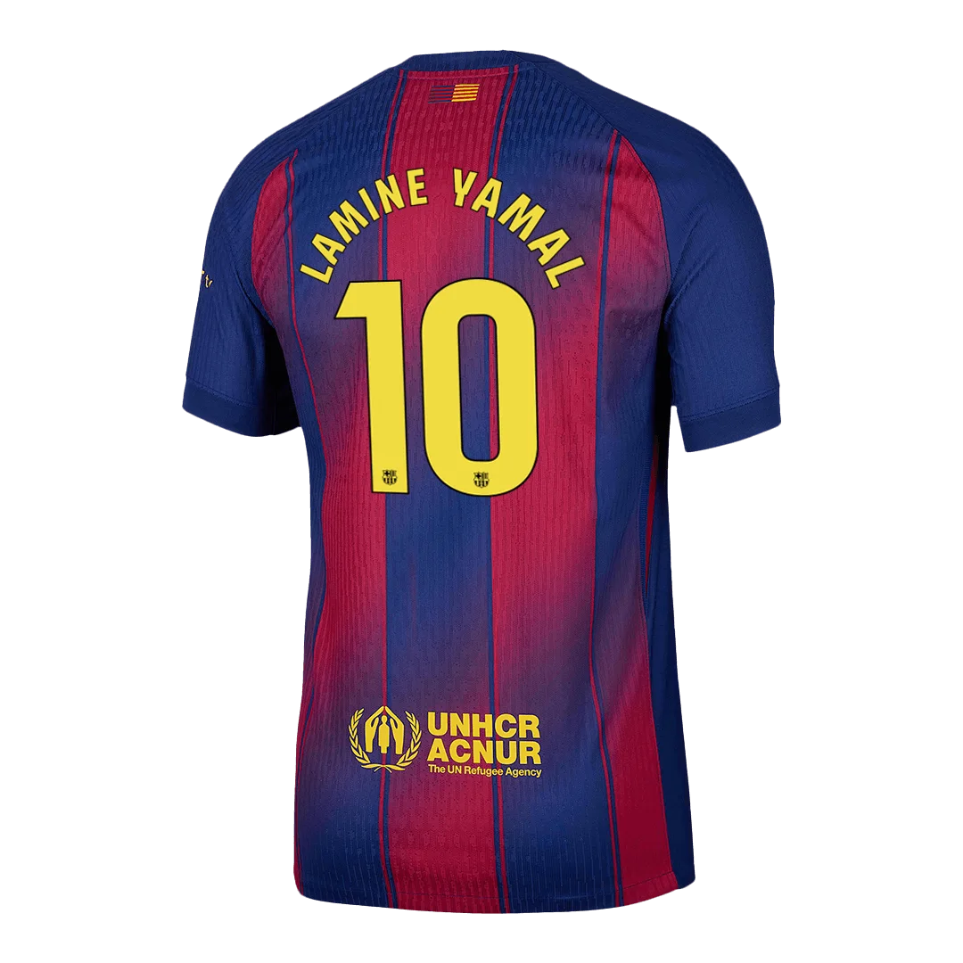 LAMINE YAMAL #10 Barcelona Home Player Version Jersey 2025/26