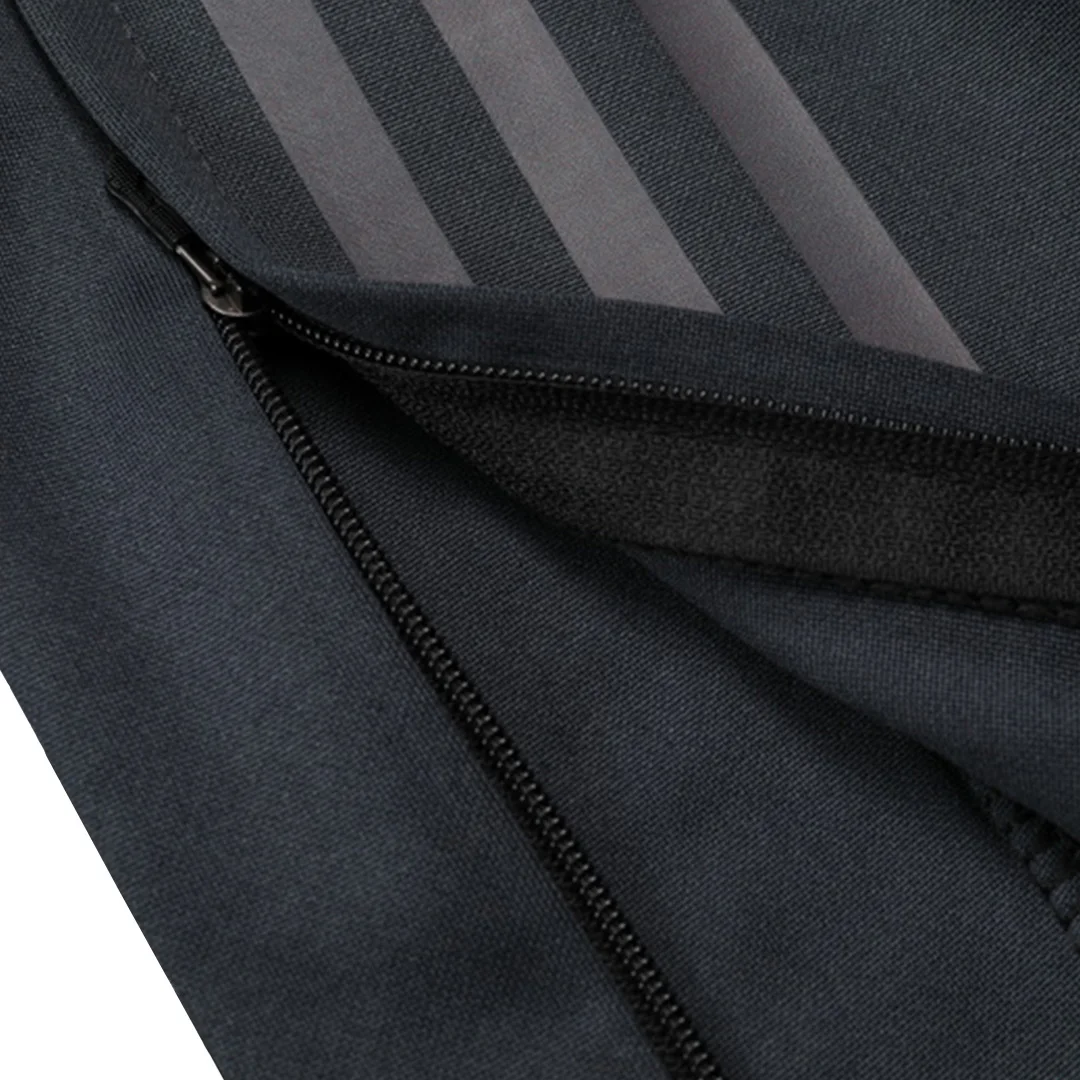 Real Madrid 1/4 Zip Tracksuit Gray