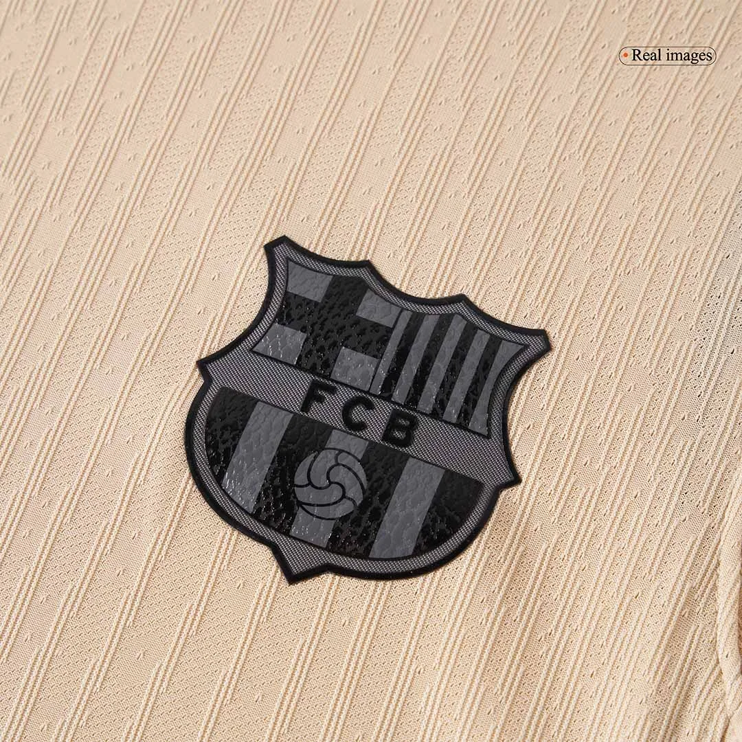 F.DE JONG #21 Barcelona Away Player Version Jersey 2025/26 – UCL