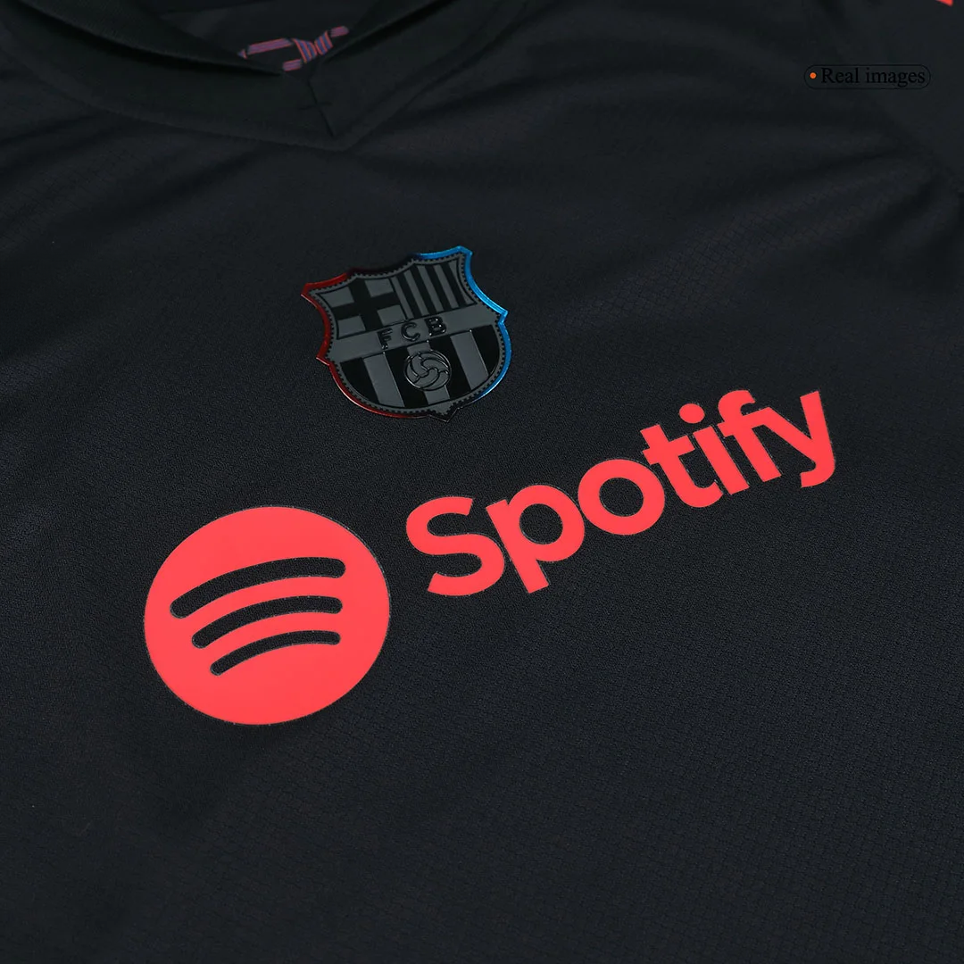 Barcelona Away Kids Soccer Jerseys Kit