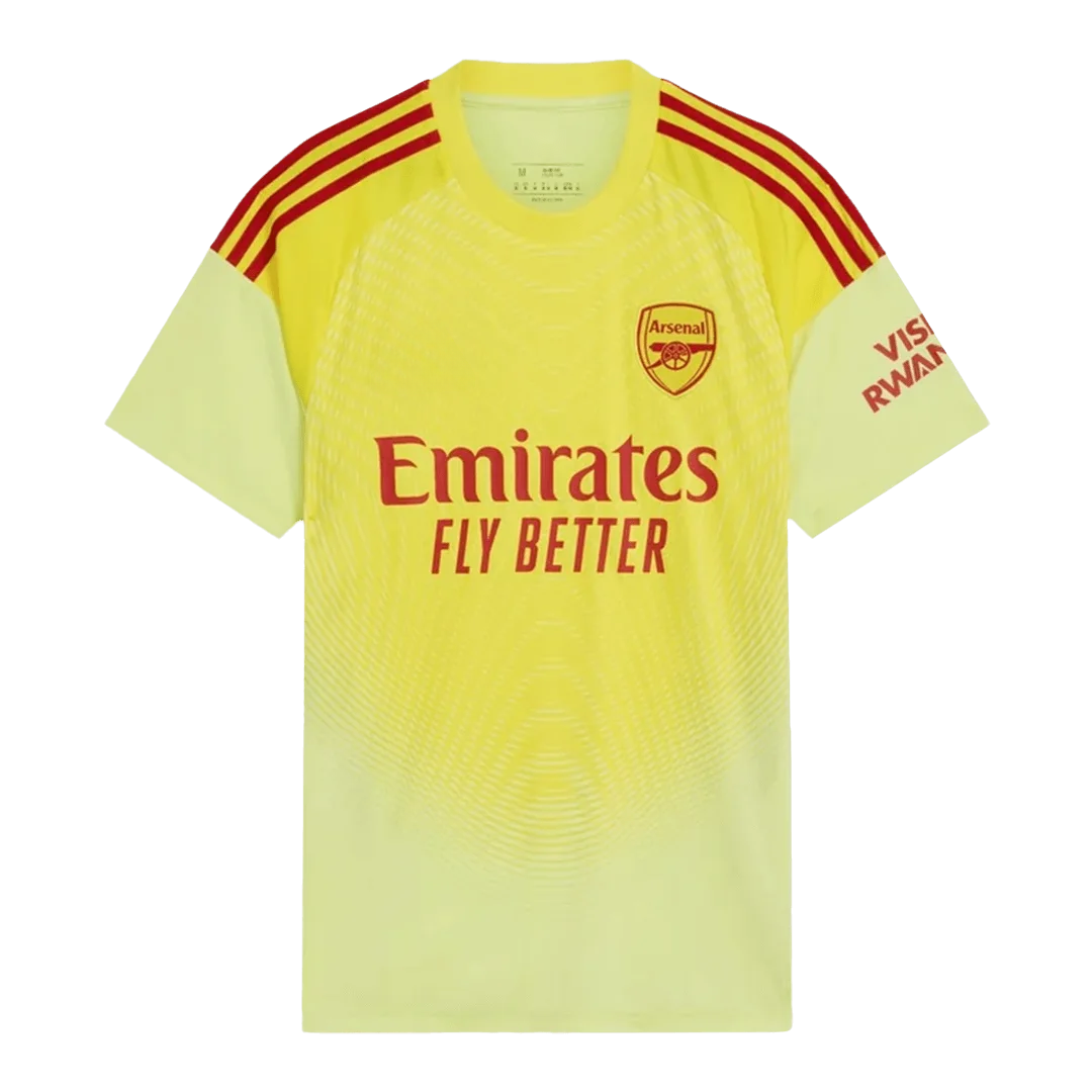 Arsenal Goalkeeper Soccer Jersey 2025/26 Yellow
