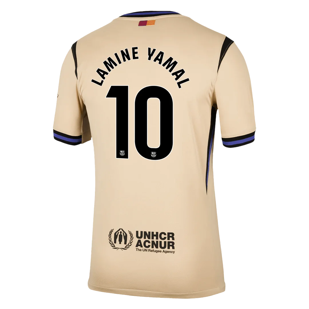 LAMINE YAMAL #10 Barcelona Away Soccer Jersey 2025/26