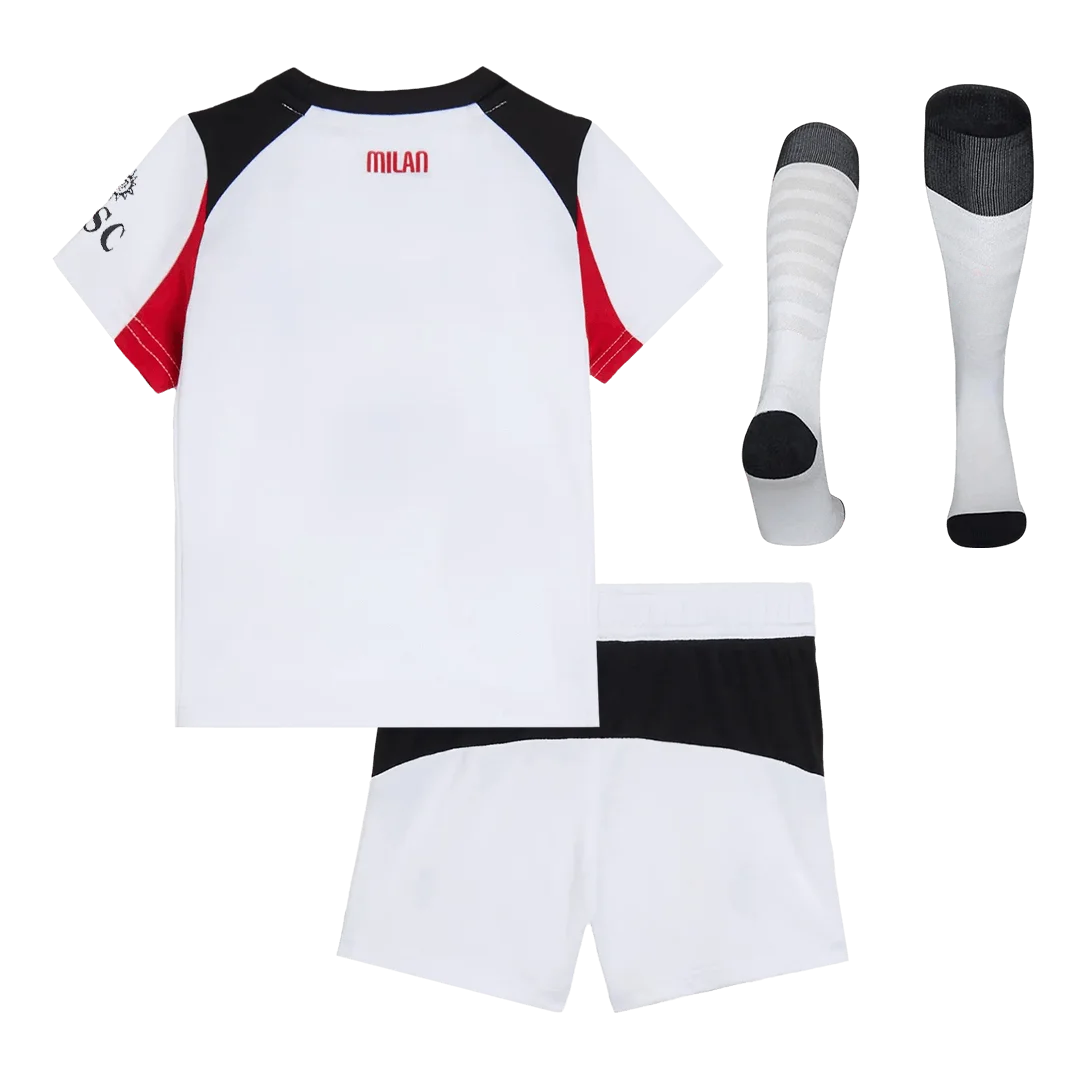 AC Milan Away Kids Soccer Jerseys Full Kit 2025/26
