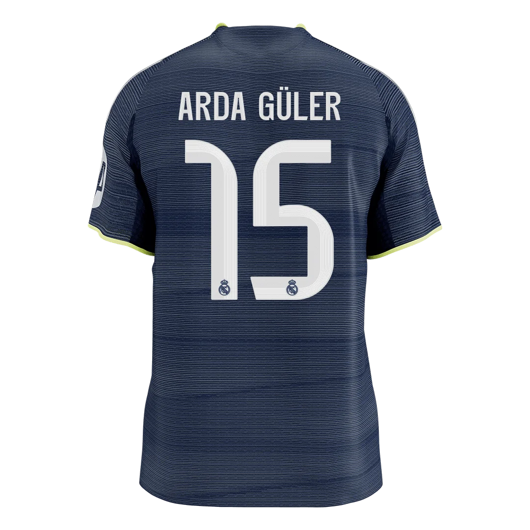 ARDA GÜLER #15 Real Madrid Away Player Version Jersey 2025/26