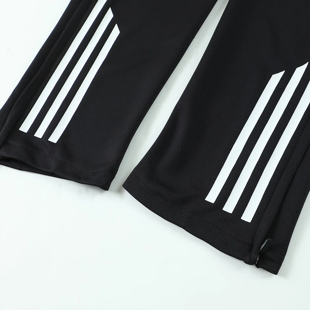 Real Madrid 1/4 Zip Tracksuit 2025/26 Kids Black