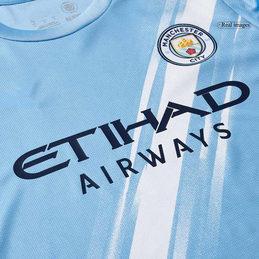 Manchester City Home Long Sleeve Jersey 2025/26