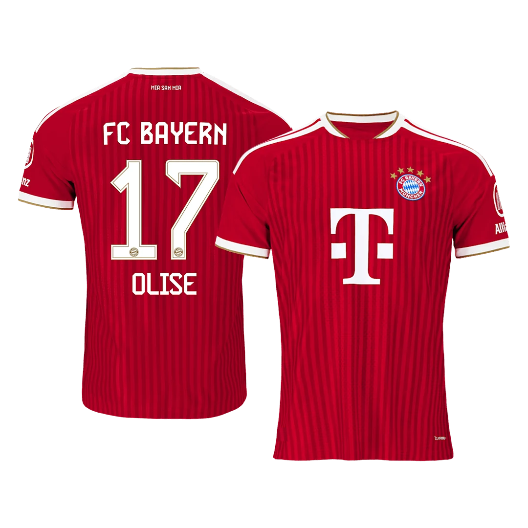 OLISE #17 Bayern Munich Home Player Version Jersey 2026/27