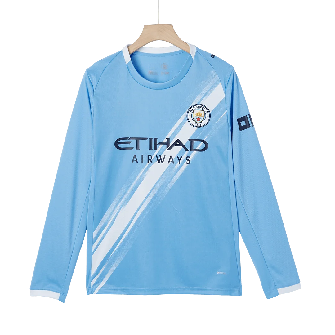 Manchester City Home Long Sleeve Jersey 2025/26