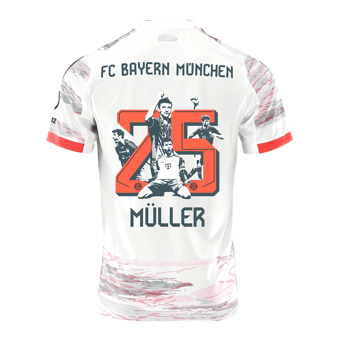 MÜLLER Special #25 Bayern Munich Away Special Soccer Jersey 2025/26