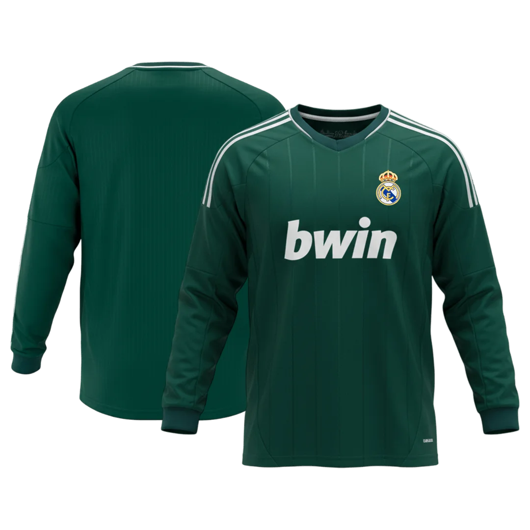 Retro Soccer Jersey Real Madrid Third Away Long Sleeve 2012/13