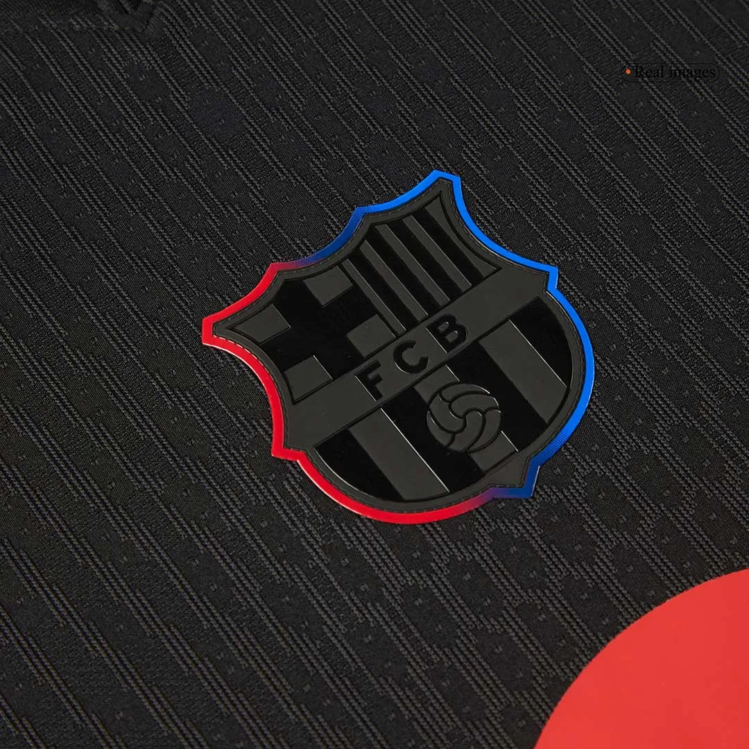 Barcelona Away Player Version Jersey – Spotify Logo Without Text