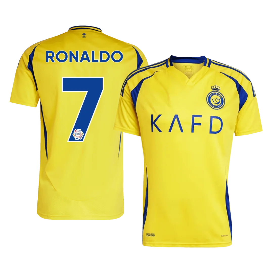 RONALDO #7 Al Nassr Home Soccer Jersey