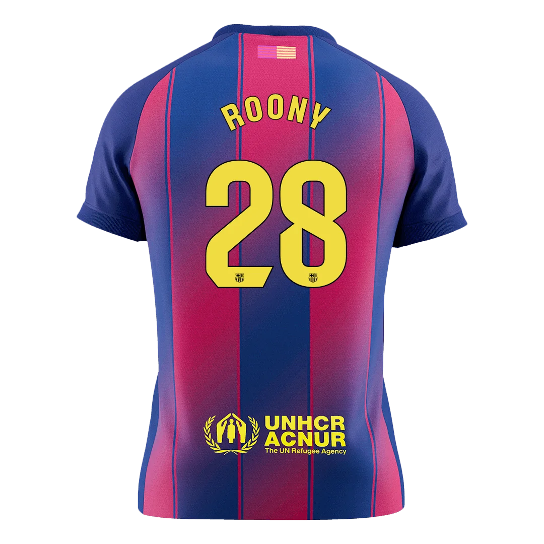 ROONY #28 Barcelona Home Soccer Jersey 2025/26