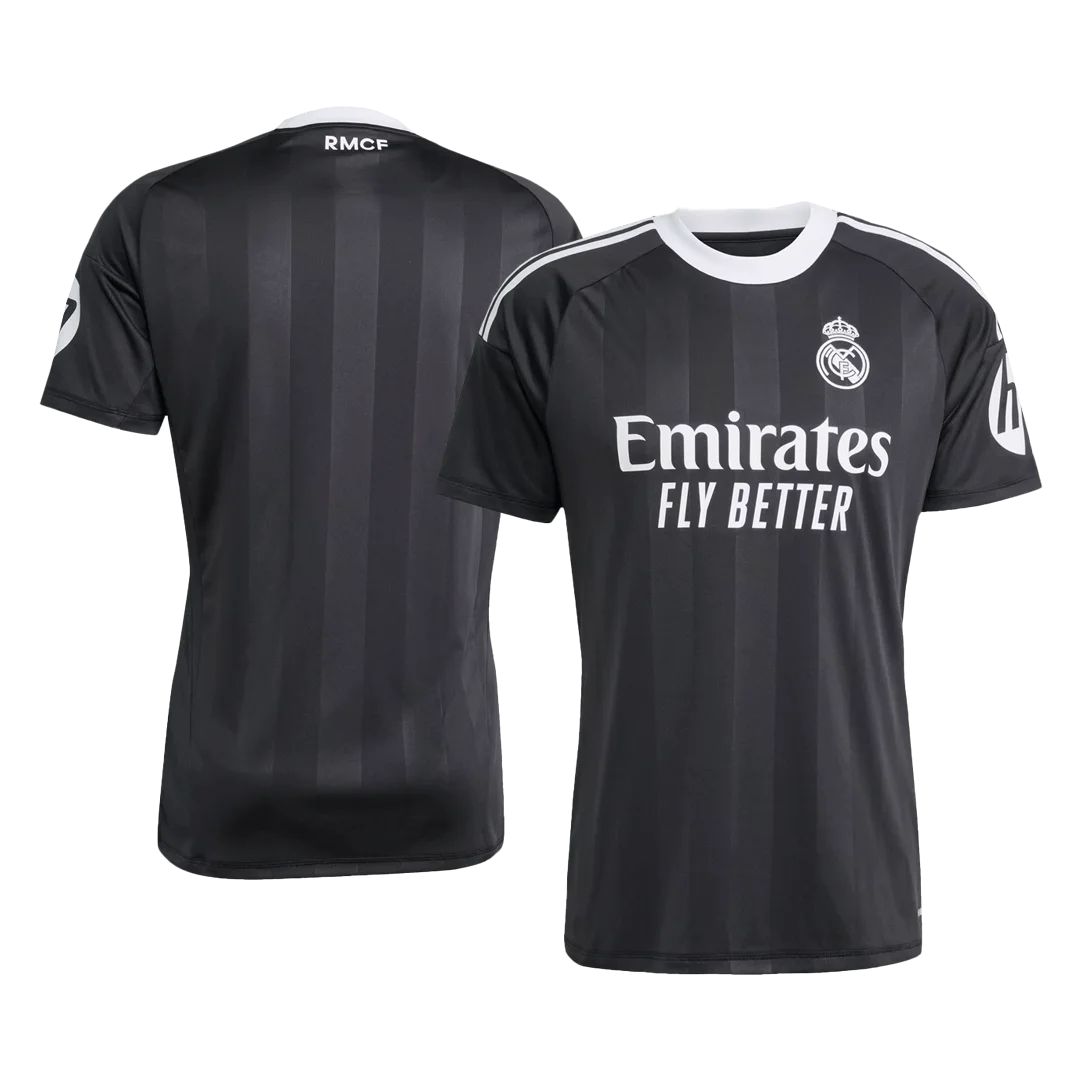 Real Madrid Goalkeeper Soccer Jersey 2025/26 Black