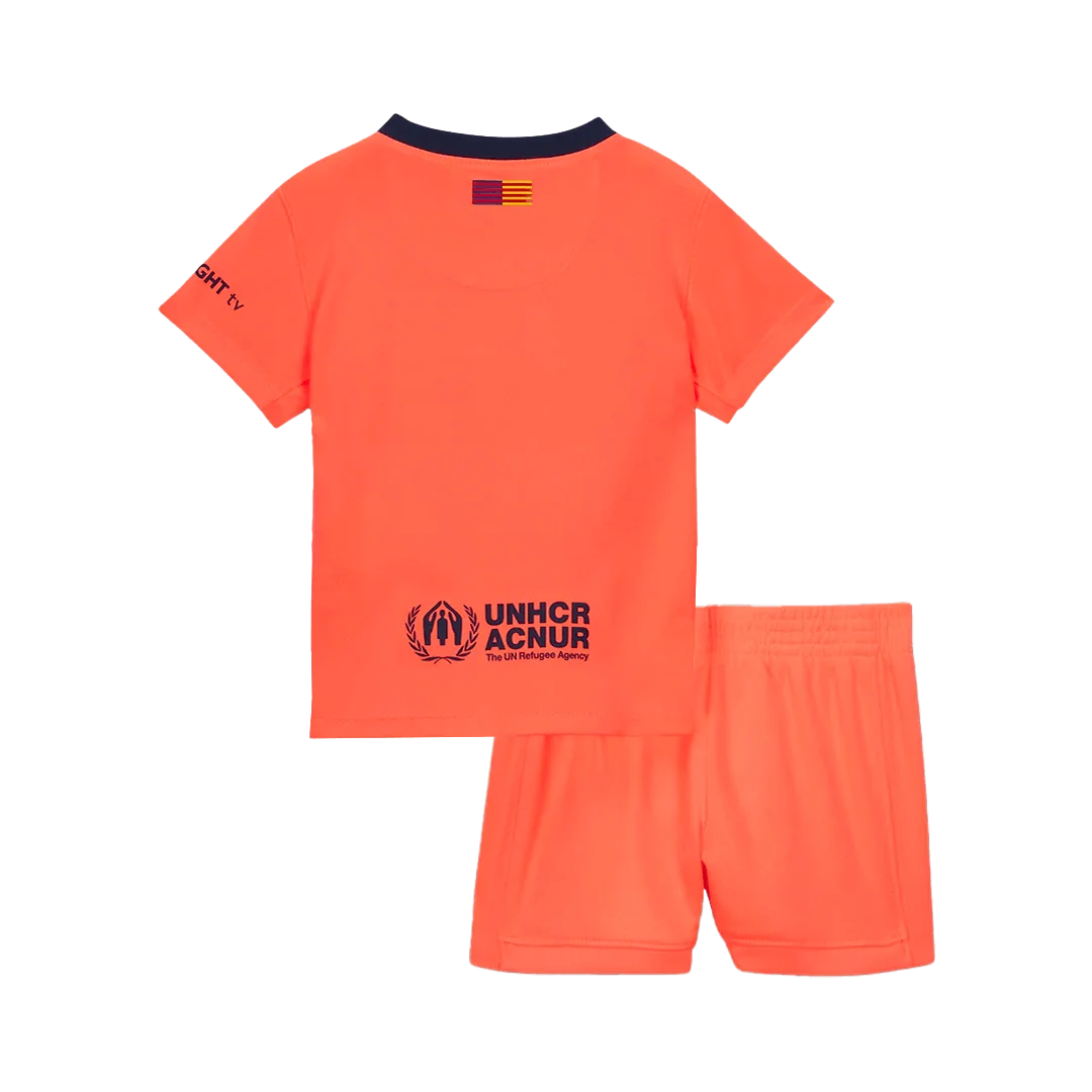 Barcelona Third Away Kids Soccer Jerseys Kit 2025/26