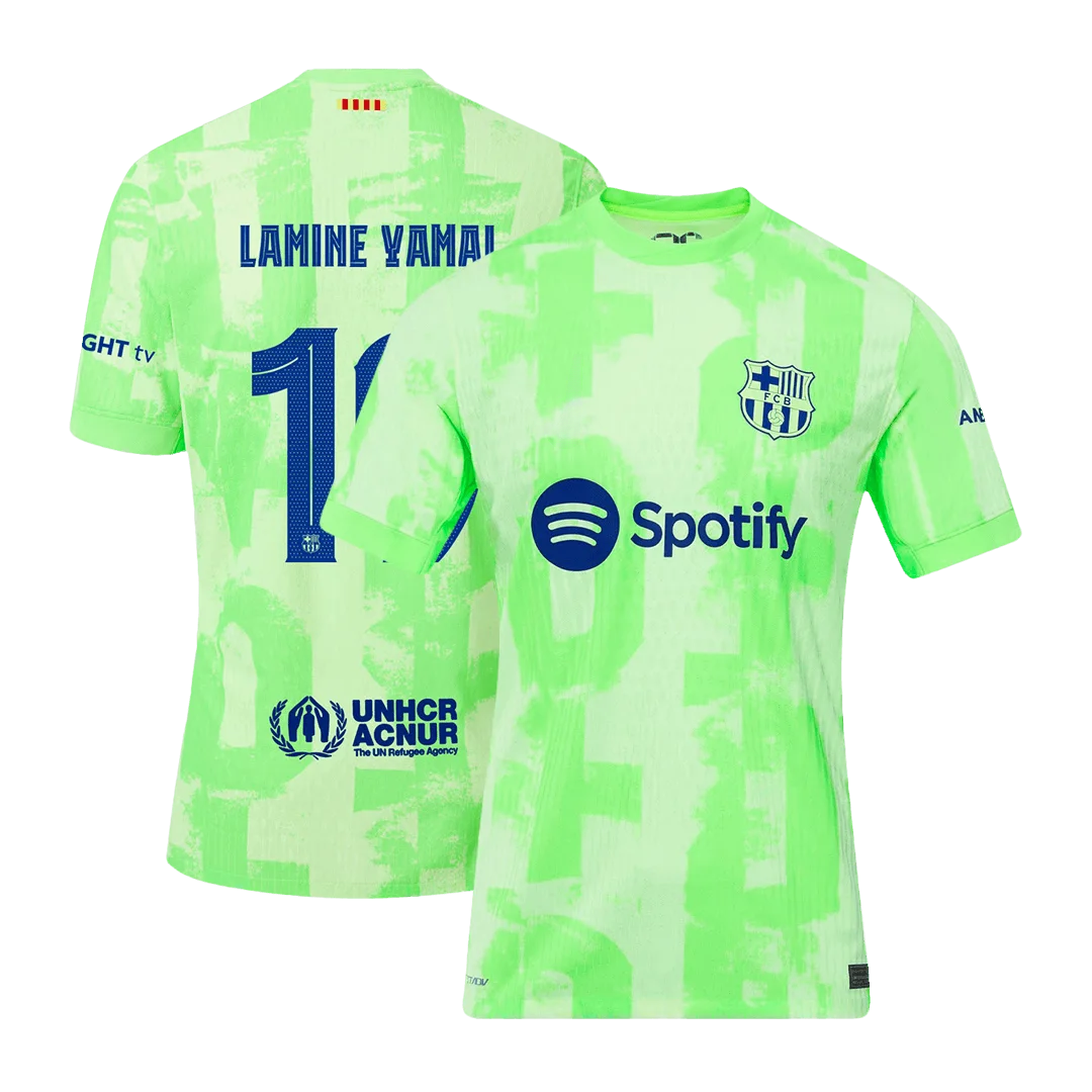 LAMINE YAMAL #19 Barcelona Third Away Player Version Jersey - UCL