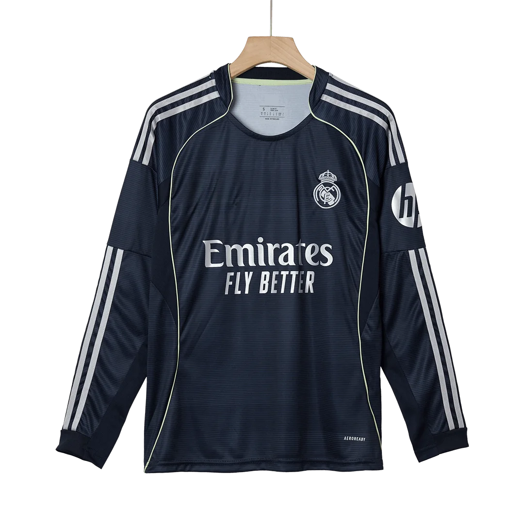 Real Madrid Away Long Sleeve Jersey 2025/26
