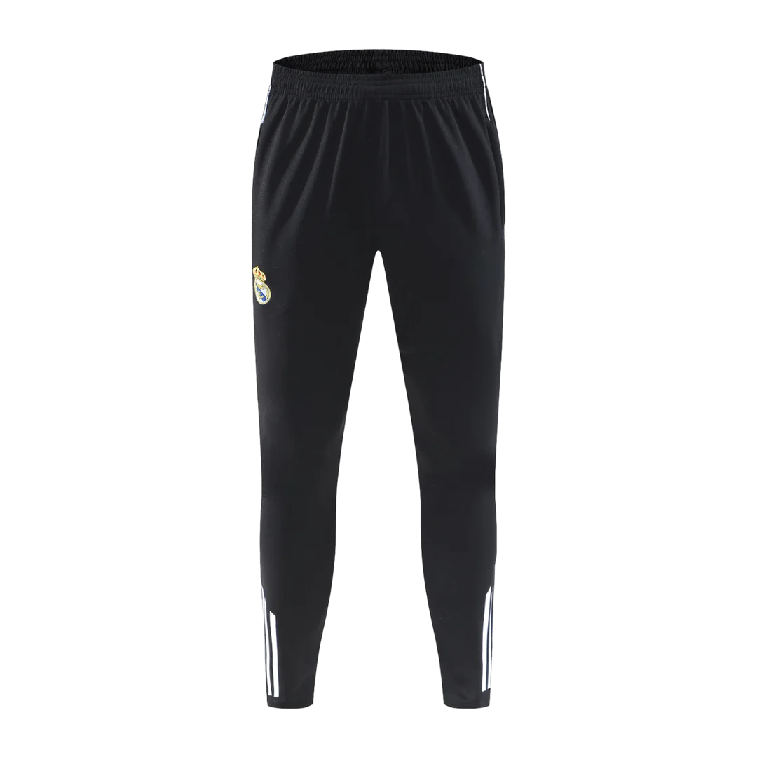 Real Madrid 1/4 Zip Tracksuit 2025/26 Kids Black