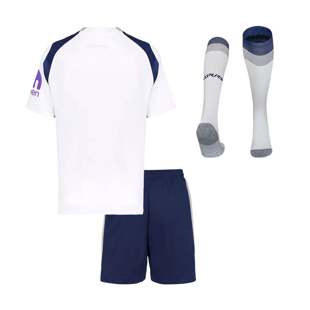 Tottenham Hotspur Home Kids Soccer Jerseys Full Kit 2025/26
