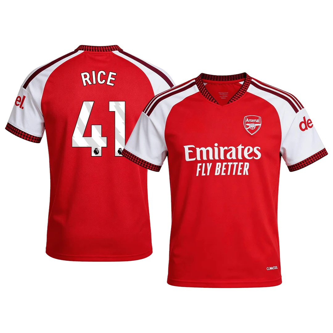 RICE #41 Arsenal Home Soccer Jersey 2026/27