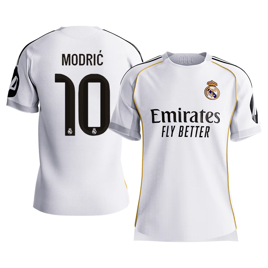 MODRIĆ #10 Real Madrid Home Player Version Jersey 2025/26