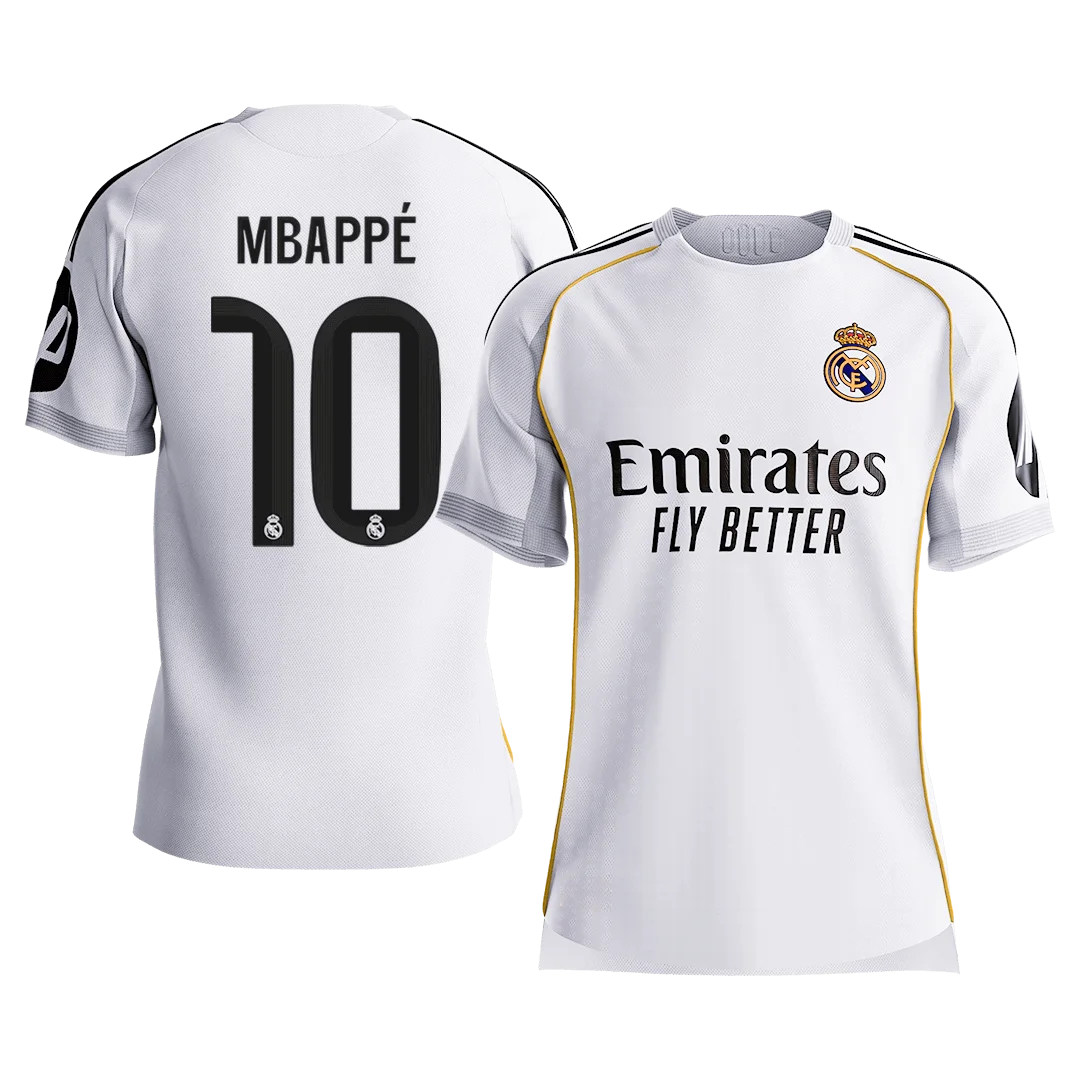 MBAPPÉ #10 Real Madrid Home Player Version Jersey 2025/26