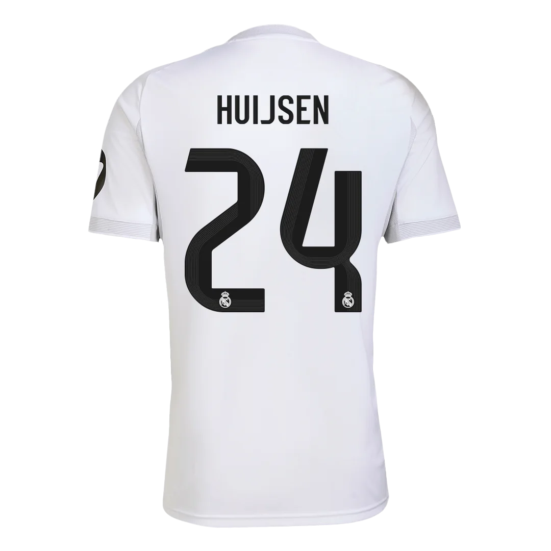 HUIJSEN #24 Real Madrid Home Soccer Jersey 2025/26