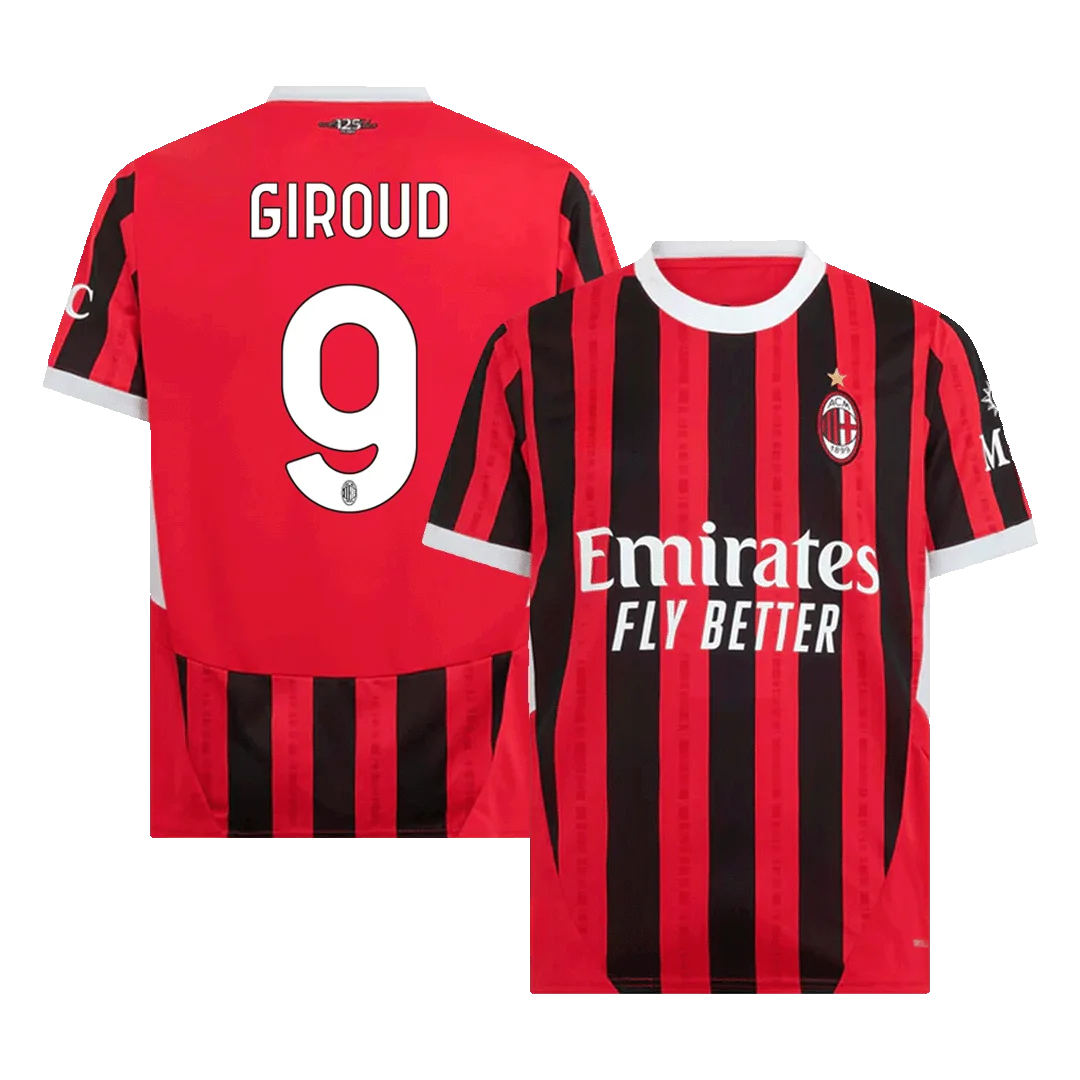 GIROUD #9 AC Milan Home Soccer Jersey