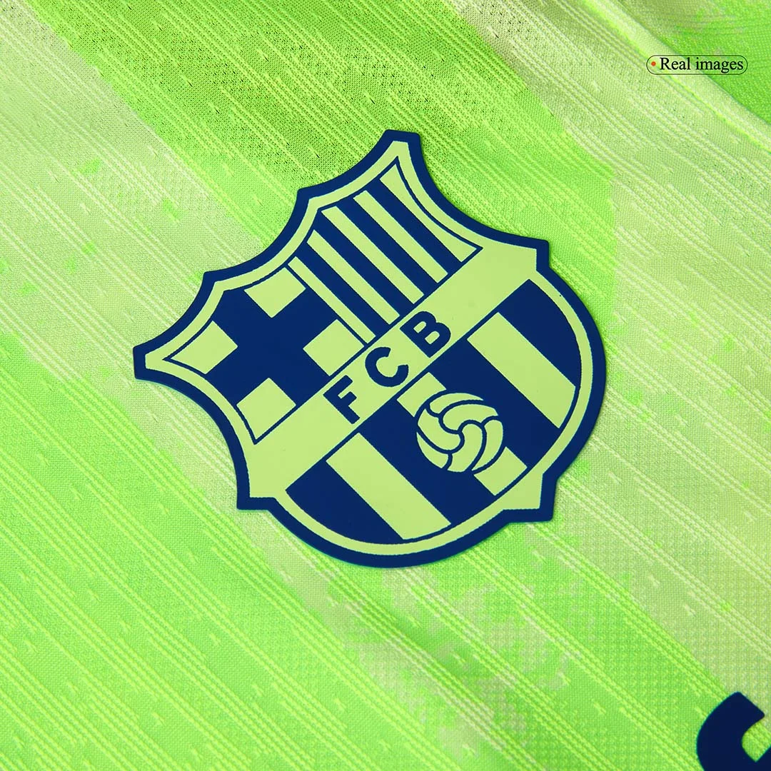 F.DE JONG #21 Barcelona Third Away Player Version Jersey – UCL(Spotify Logo Without Text)