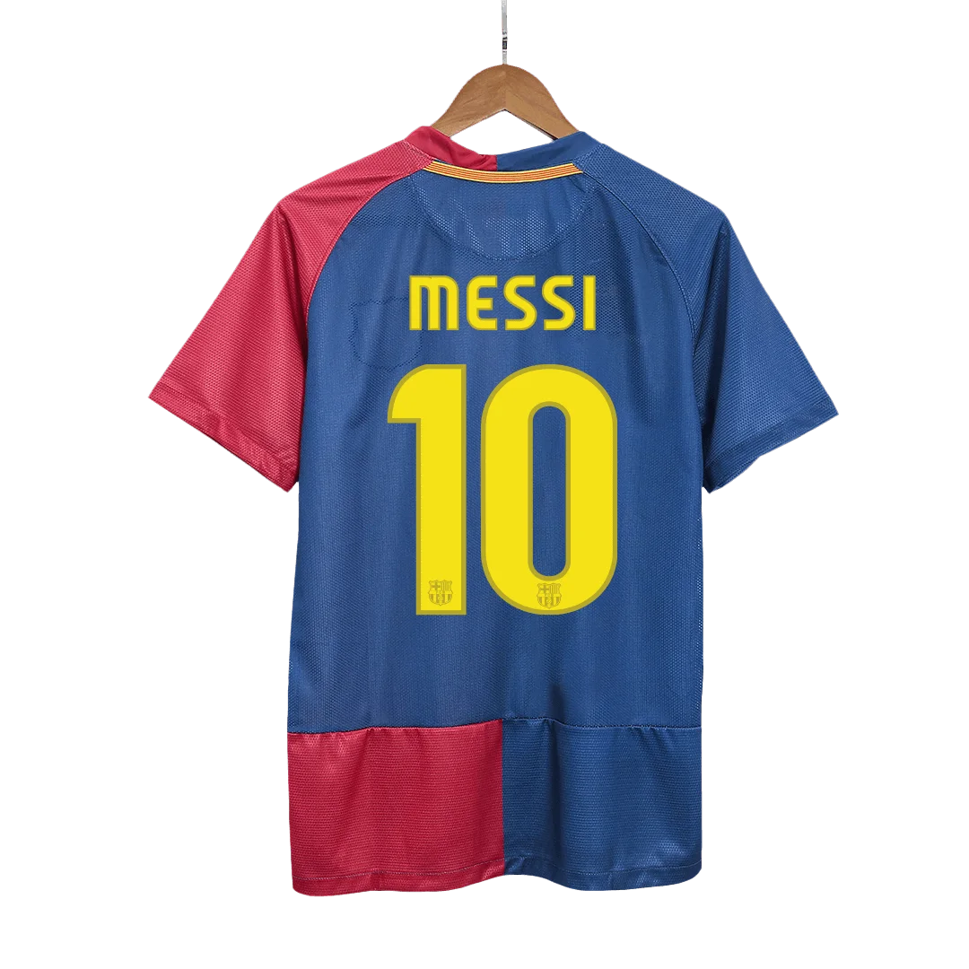 Retro Soccer Jersey MESSI #10 Barcelona Home 2008/09 – UCL Final