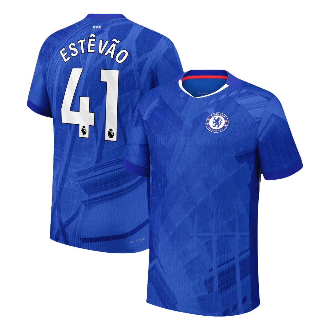 ESTÊVÃO #41 Chelsea Home Player Version Jersey 2025/26