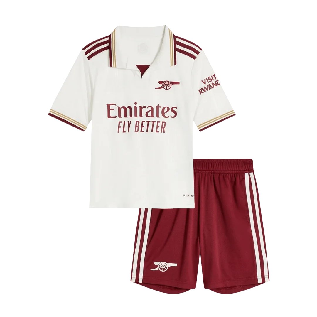 Arsenal Third Away Kids Soccer Jerseys Kit 2025/26