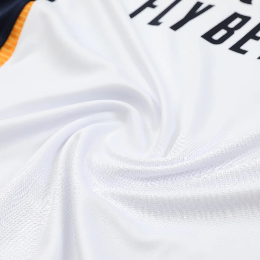 Real Madrid Pre-Match Soccer Jersey White