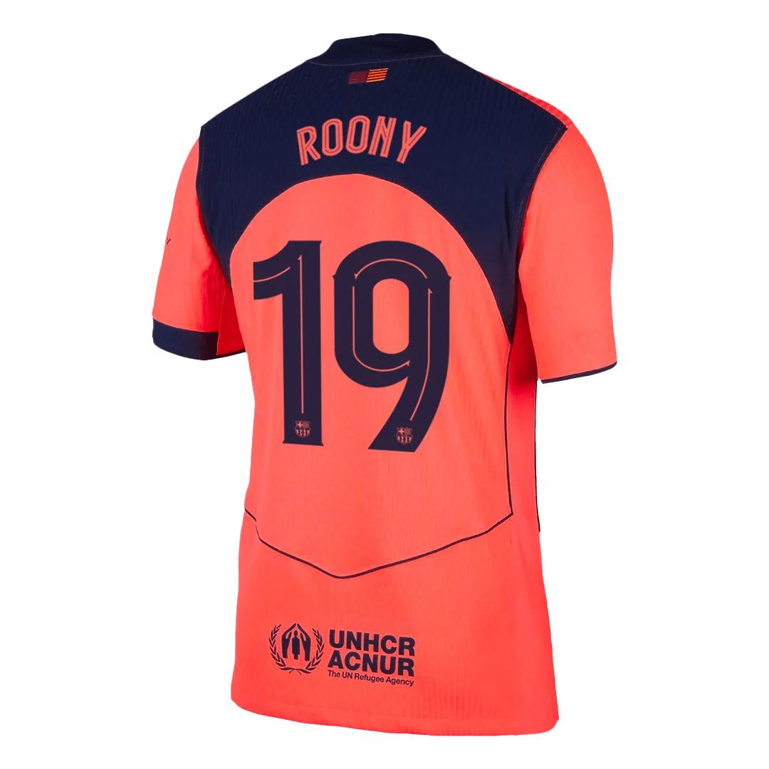 ROONY #19 Barcelona Third Away Player Version Jersey 2025/26 – UCL