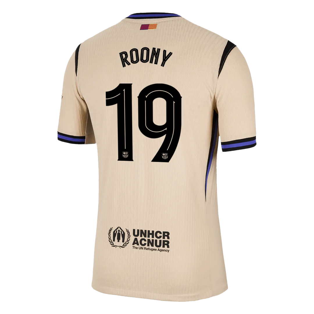 ROONY #19 Barcelona Away Player Version Jersey 2025/26 – UCL