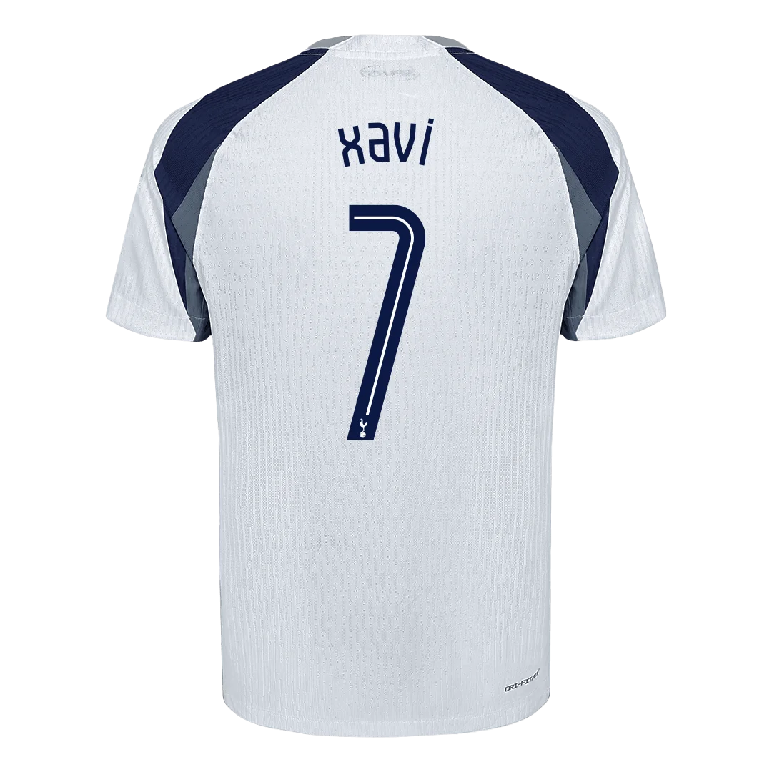 XAVI #7 Tottenham Hotspur Home Player Version Jersey 2025/26 – UCL