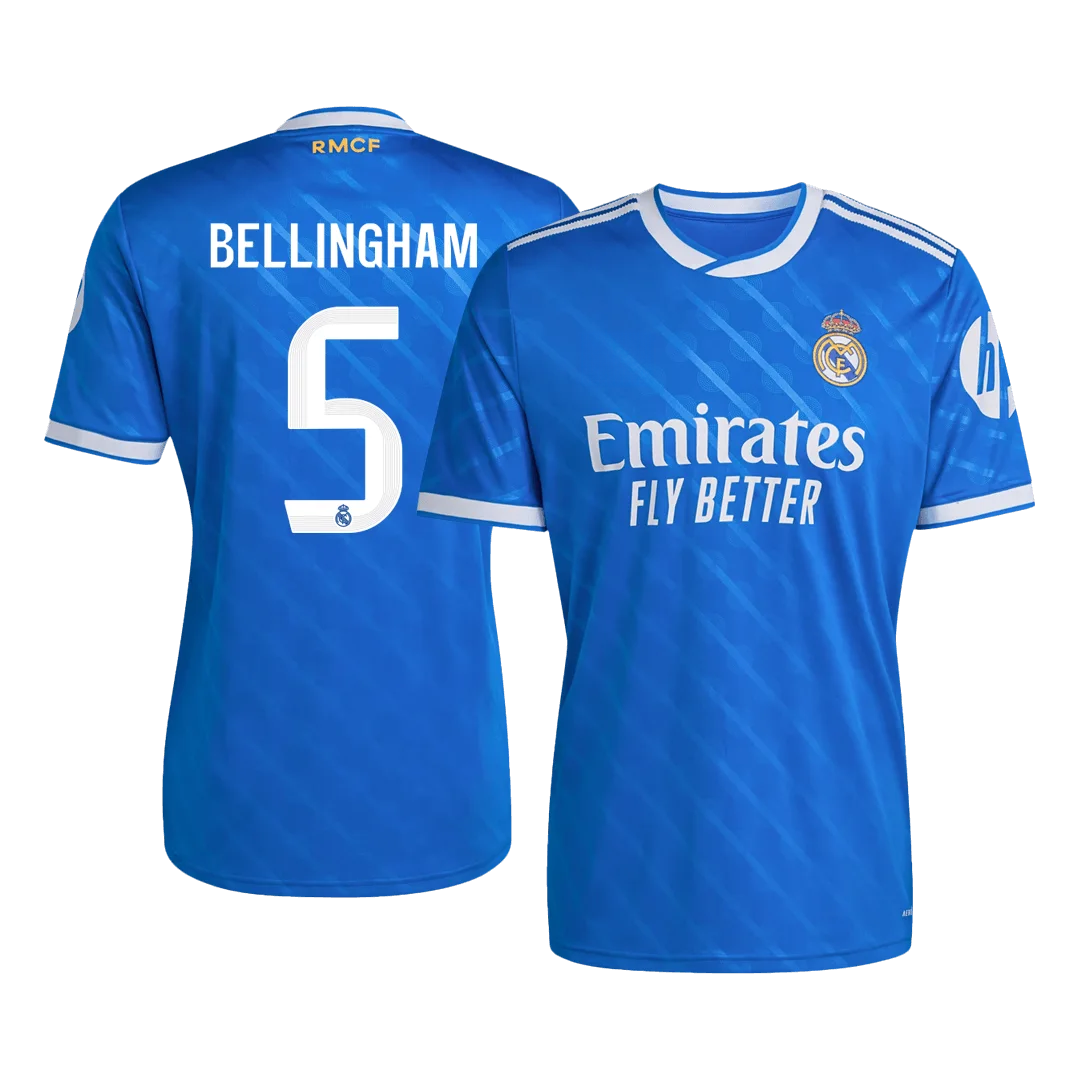 BELLINGHAM #5 Real Madrid Third Away Soccer Jersey 2025/26