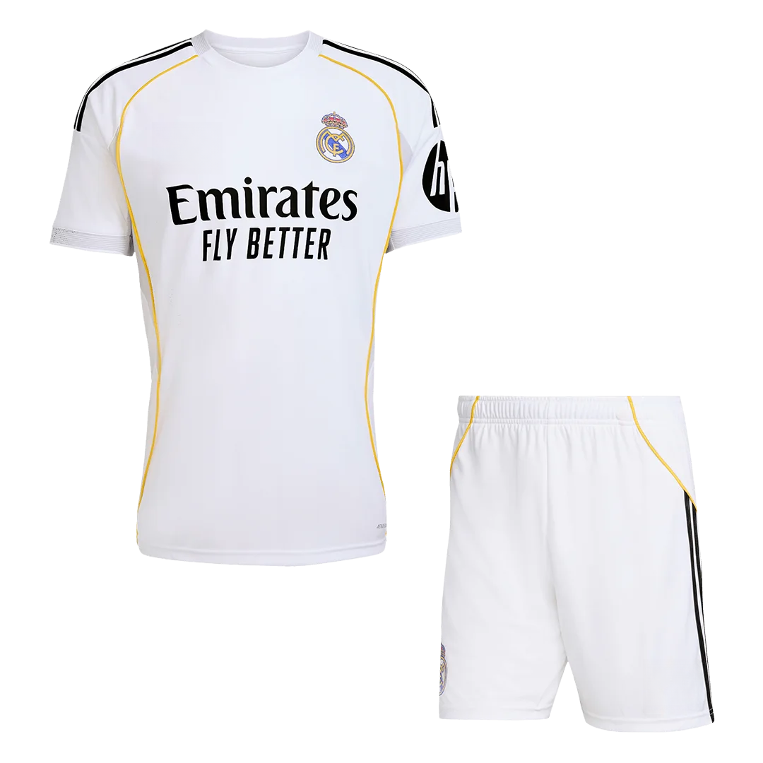 Real Madrid Home Jerseys Kit 2025/26