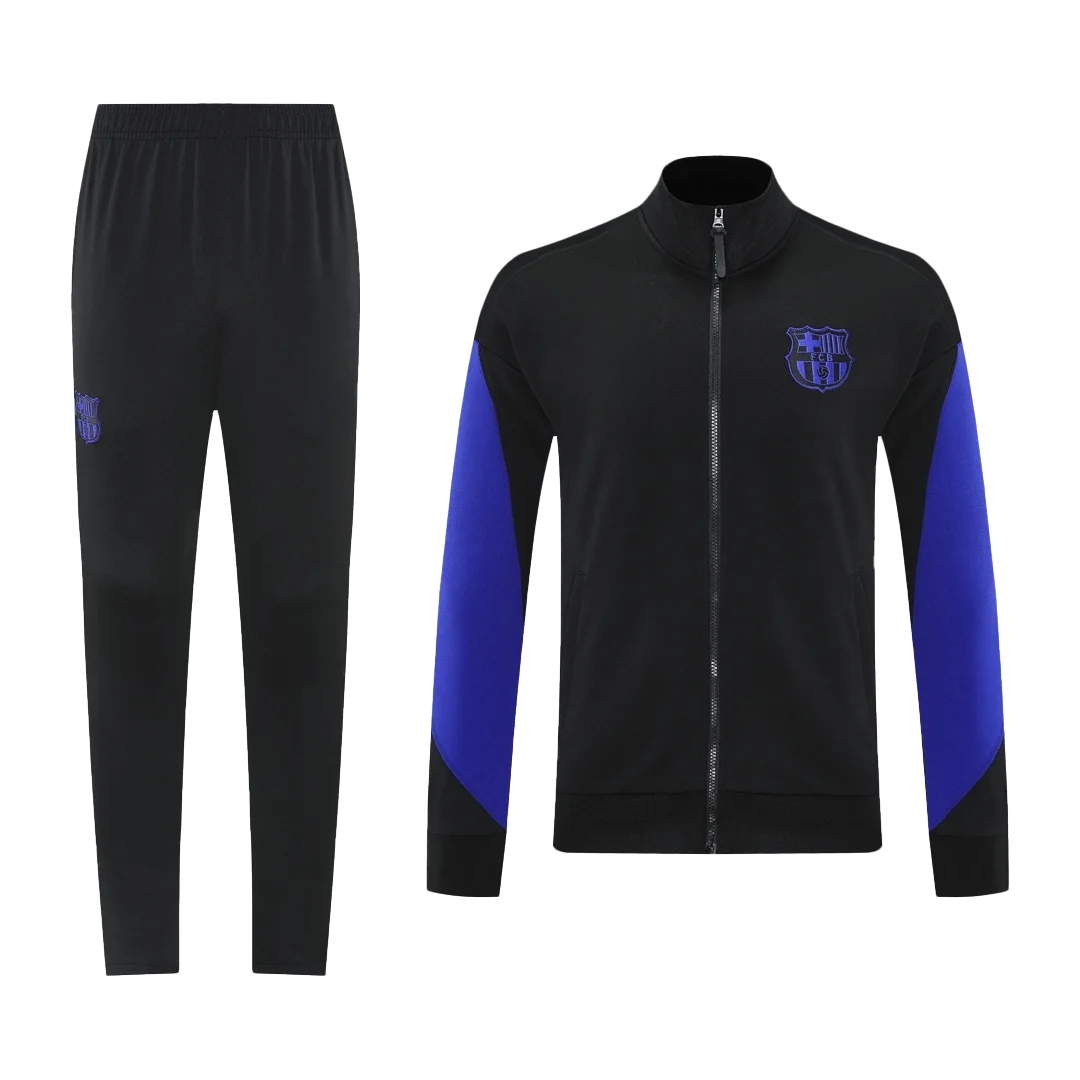 Barcelona Jacket Tracksuit 2025/26 Black&Purple
