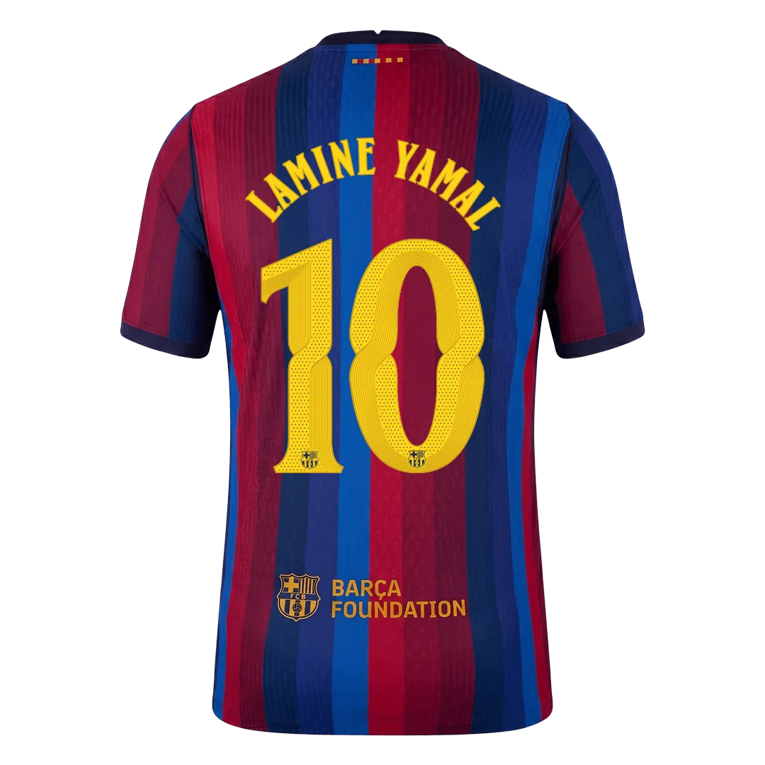 LAMINE YAMAL #10 Barcelona Home Player Version Jersey 2026/27 – UCL
