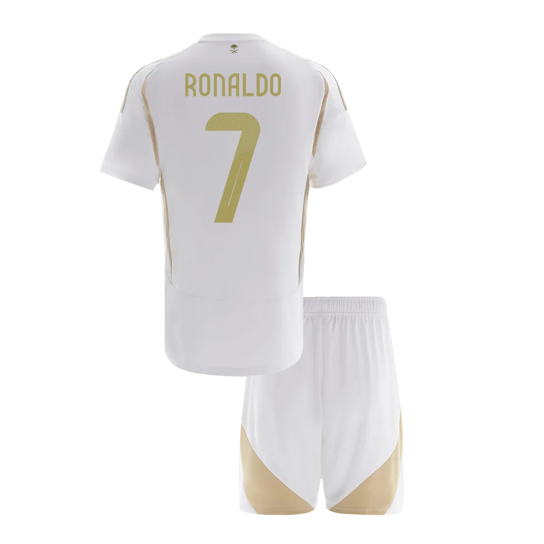 RONALDO #7 Al Nassr Third Away Kids Soccer Jerseys Kit - ACL