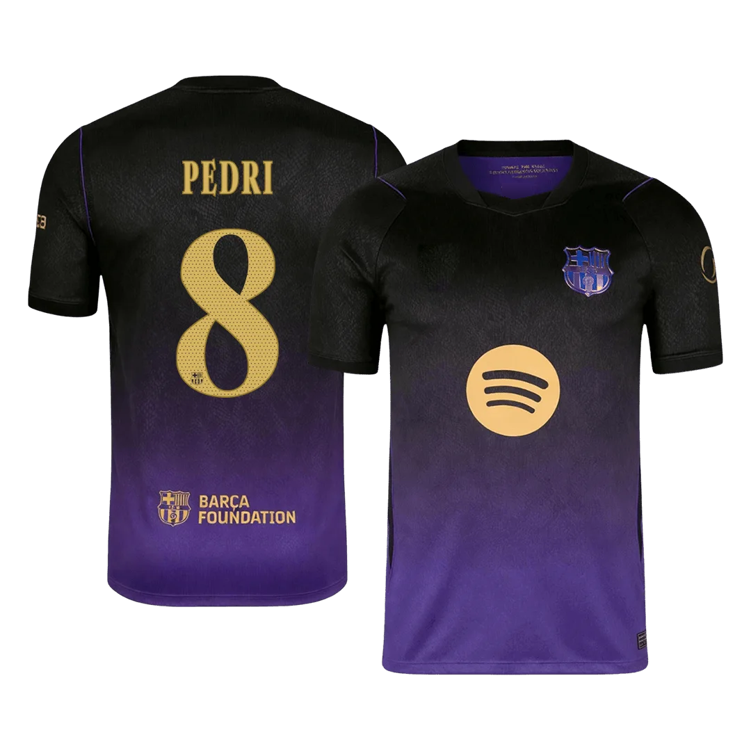 PEDRI #8 Barcelona Away Soccer Jersey 2026/27 -UCL