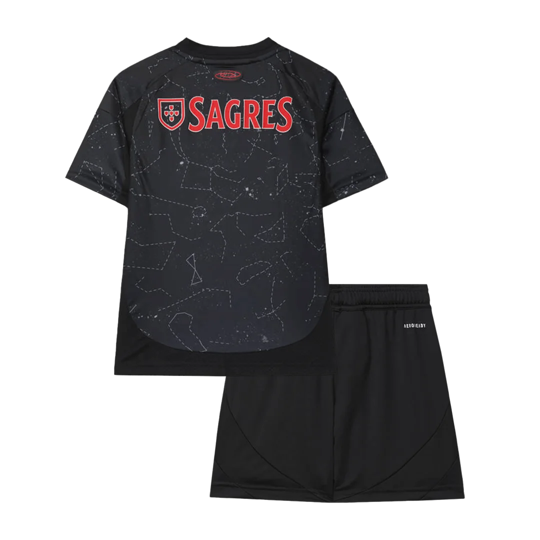 Benfica Away Kids Soccer Jerseys Kit